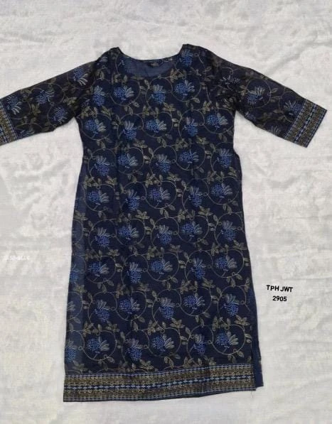 Premium Rayon Double-Layered Straight Kurta